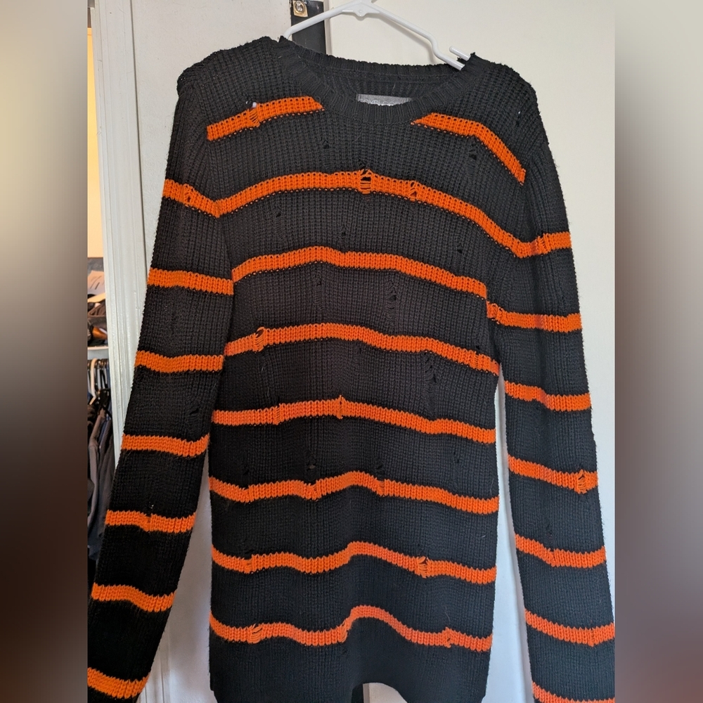 Foxblood Myers Striped Sweater L/XL